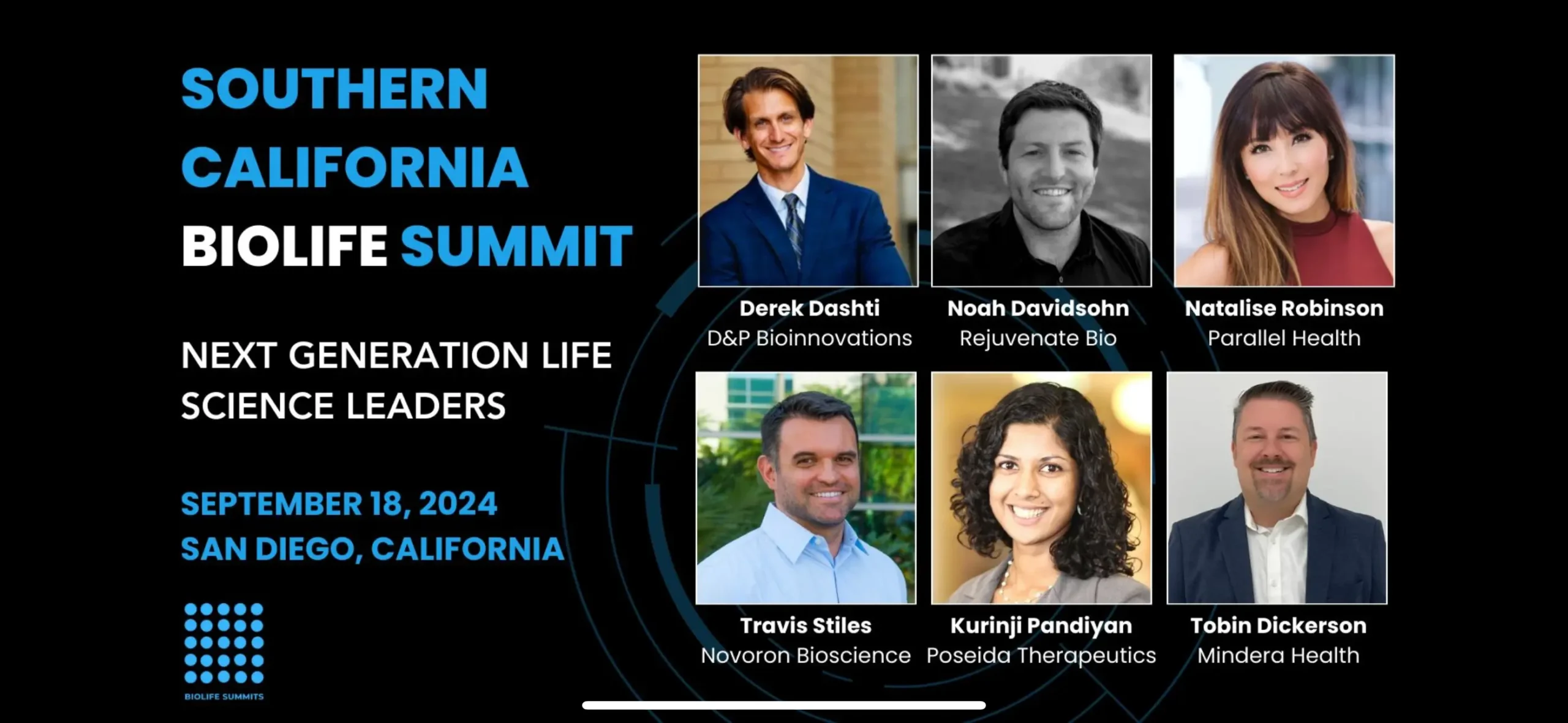 Invited Speaker at the Southern California BIOLIFE Summit